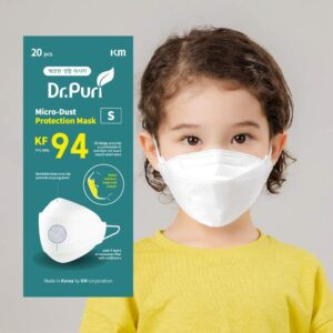New Micro-Dust Protection Face Premium Mask (KF94) White Small (20 Pack)