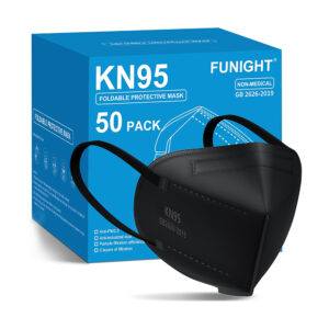 Funight KN95 Face Masks 50 Pack 5-Ply Breathable