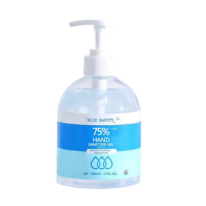 Blue Safety Hand Sanitizer Gel 75% Ethyl Alcohol