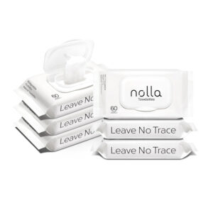 Nolla Flushable Wipes, 100% Plant-Based